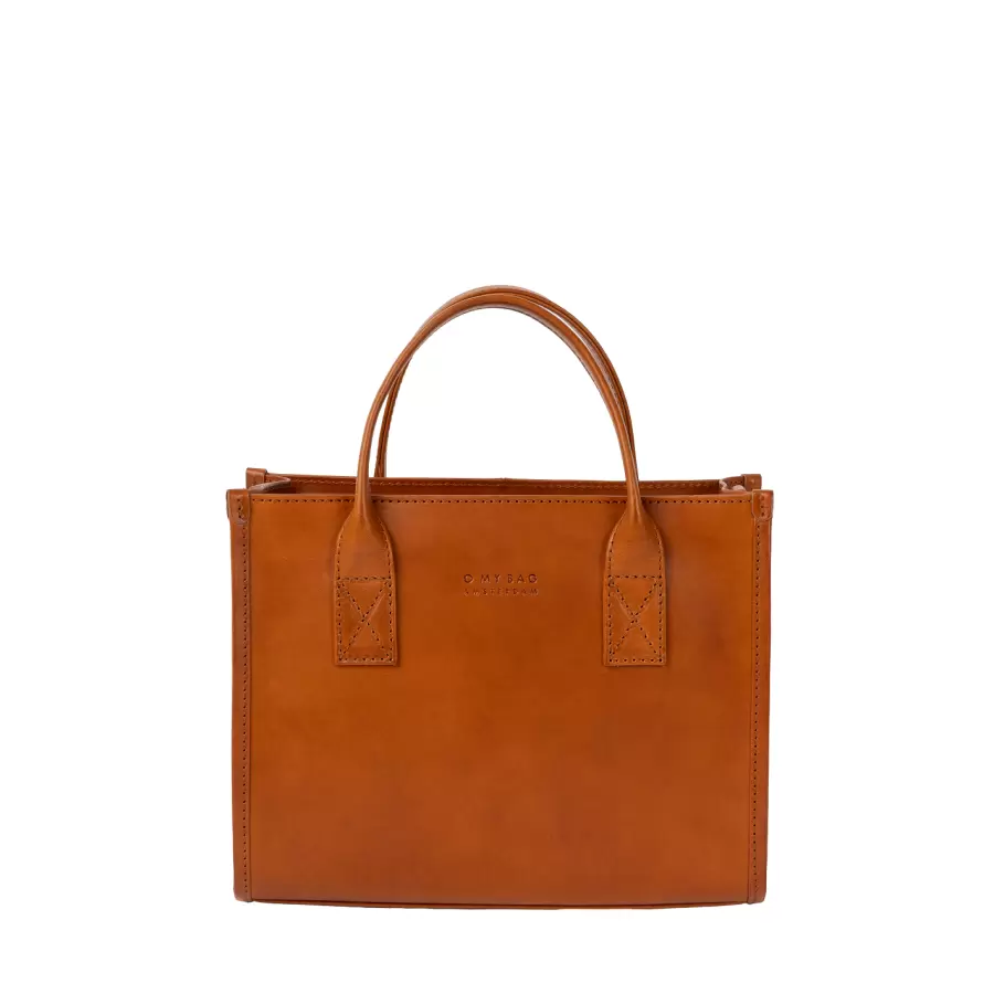 O My Bag - Shopper Jackie Midi Classic Leather, Cognac