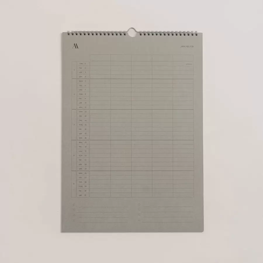 Atelier Aarhus - Vægkalender 2026