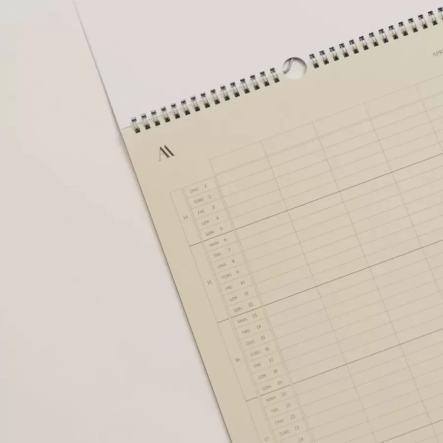 Atelier Aarhus - Vægkalender 2026