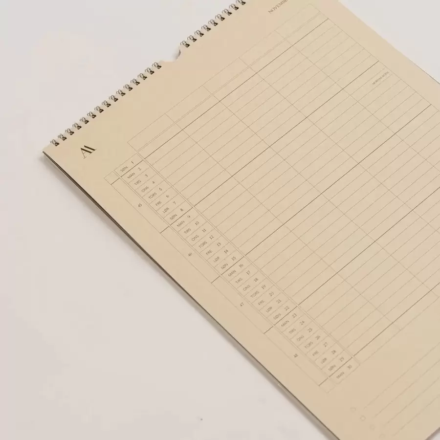 Atelier Aarhus - Vægkalender 2026