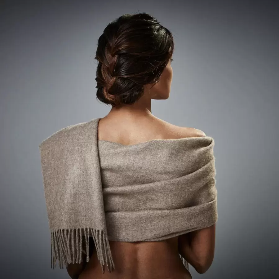 Silkeborg Uldspinderi - Baby Alpaka Tørklæde Arequipa 60*200