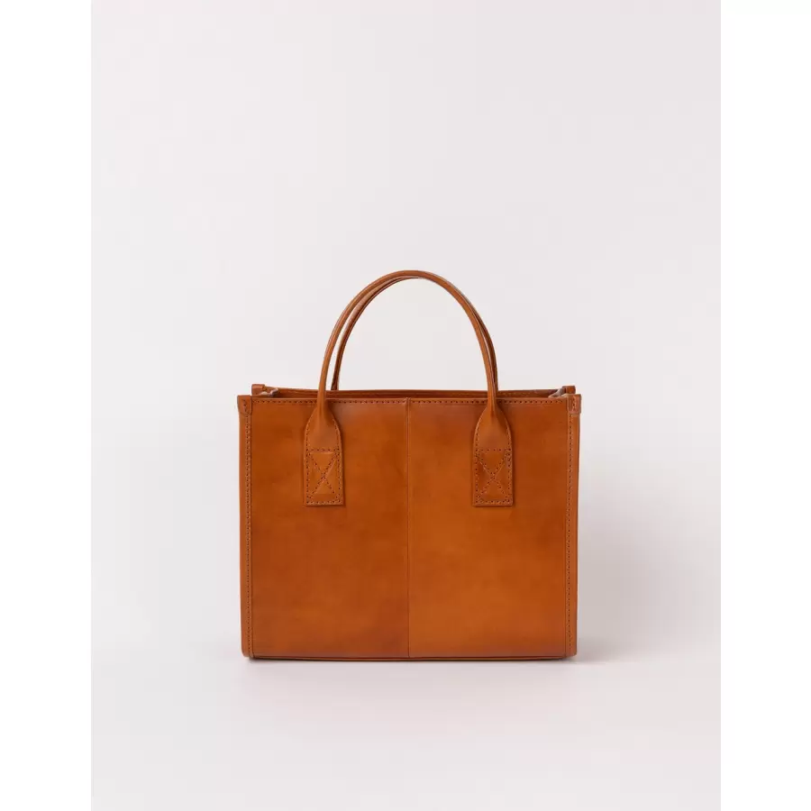 O My Bag - Jackie Midi + Leather Strap - Cognac