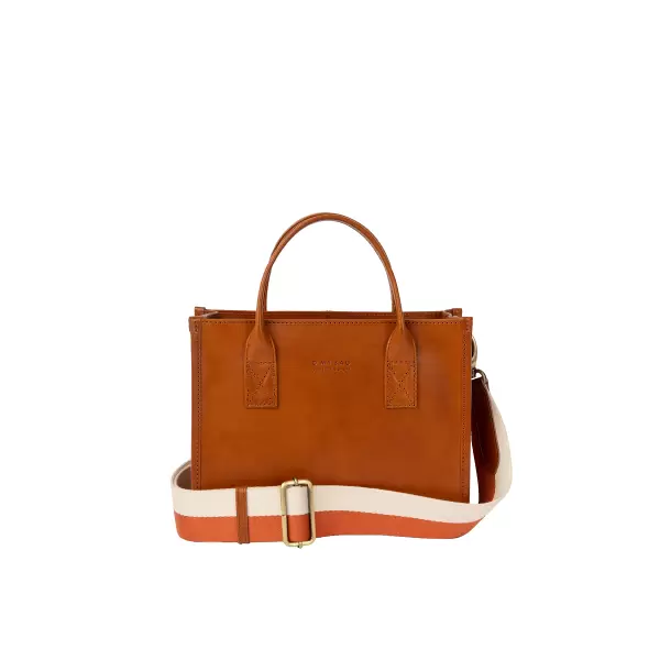 O My Bag - Shopper Jackie Midi Classic Leather, Cognac O My Bag - Shopper Jackie Midi Classic Leather, Cognac