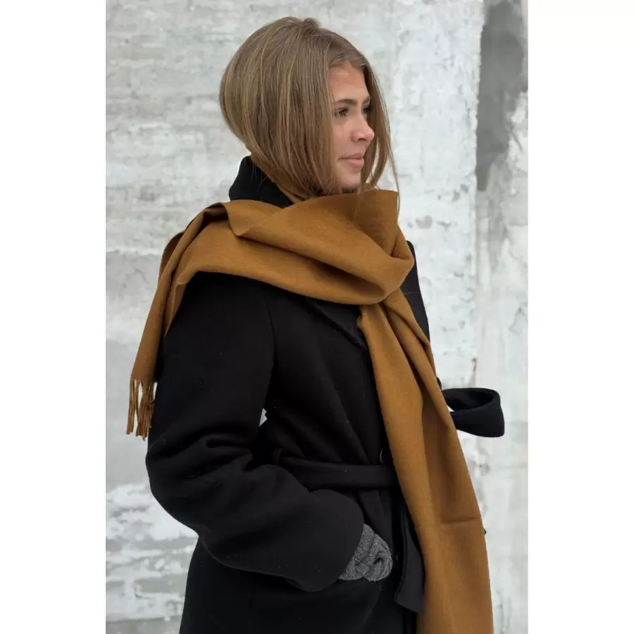 Silkeborg Uldspinderi - Baby Alpaca Tørklæde Lima 30*200, Fl. farver