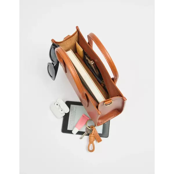 O My Bag - Shopper Jackie Midi Classic Leather, Cognac O My Bag - Shopper Jackie Midi Classic Leather, Cognac