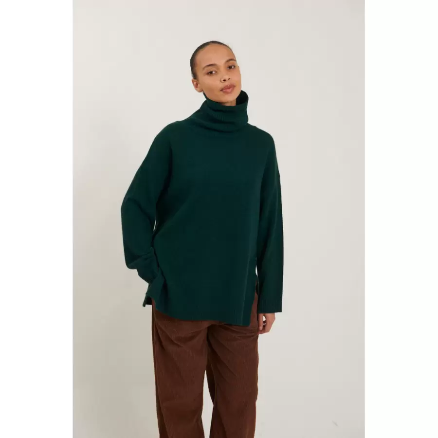 Basic Apparel - Line T-Neck lysgrå