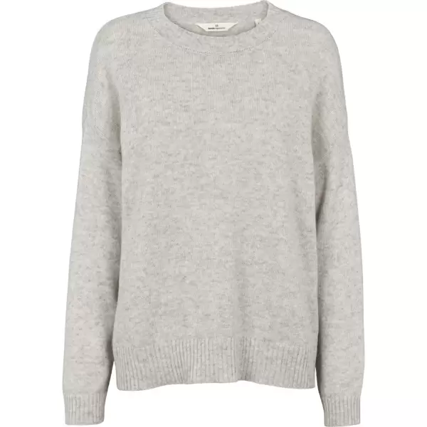 Basic Apparel - Lise O-Neck lysgrå