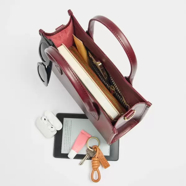 O My Bag - Jackie Midi + Leather Strap - Dark Cherry