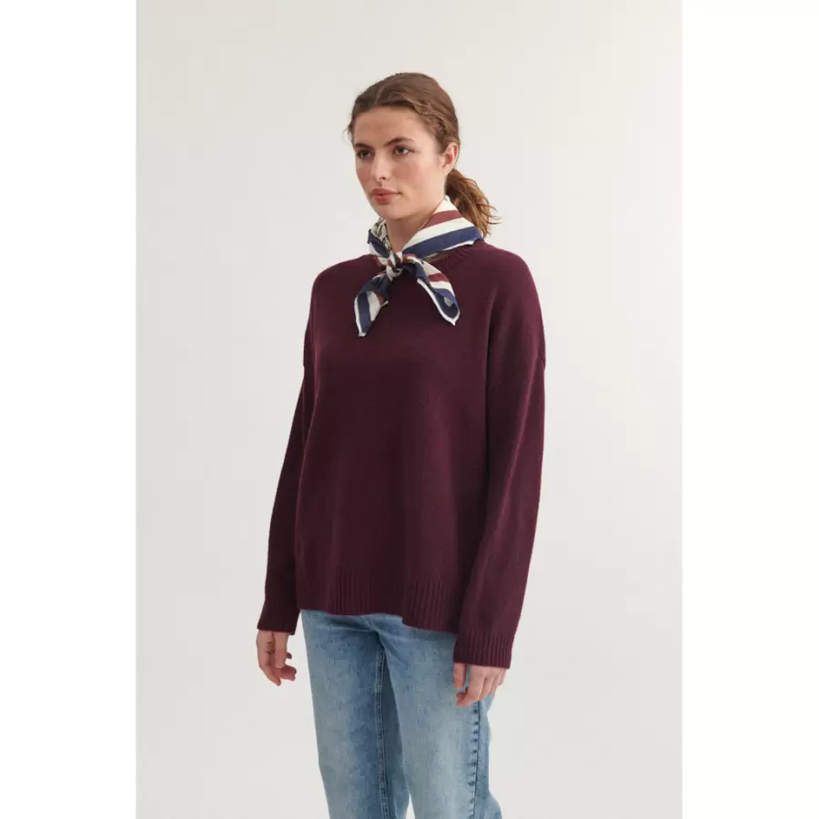 Basic Apparel - Lise O-Neck lysgrå