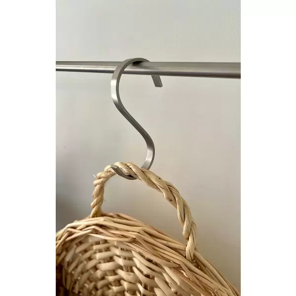 MOUD - CURVY s-krog – Børstet stål