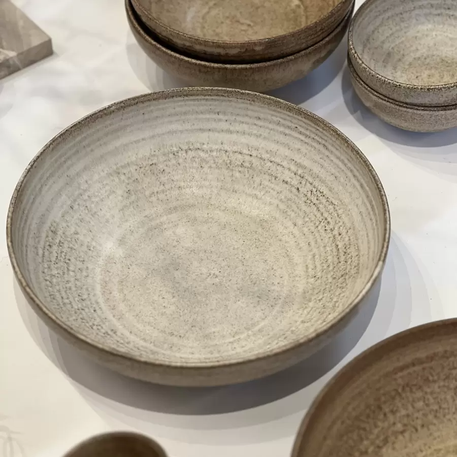 Odd Boys Ceramic - Odd large skål, off white mat