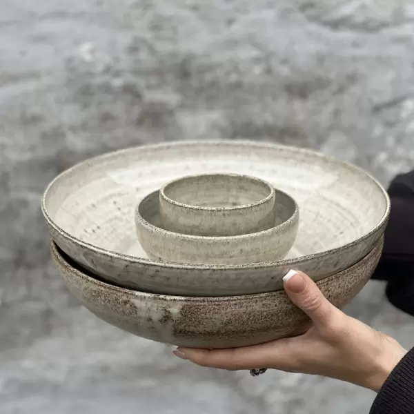 Odd Boys Ceramic - Odd Small Bowl, Floating White Odd Boys Ceramic - Odd Small Bowl, Floating White