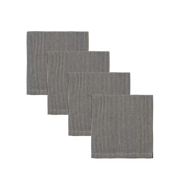 House Doctor - Bordløber Block, Sand/Sort 140*40