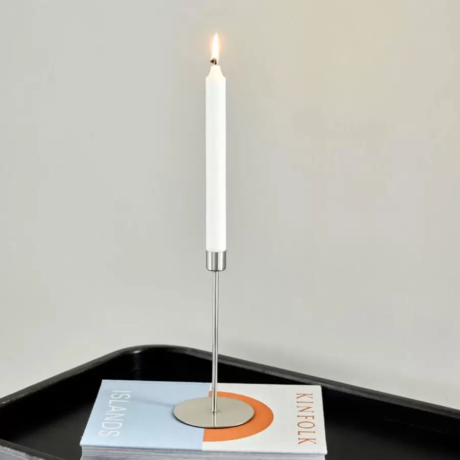 House Doctor - Lysestage Anit H:20, Sølvfinish