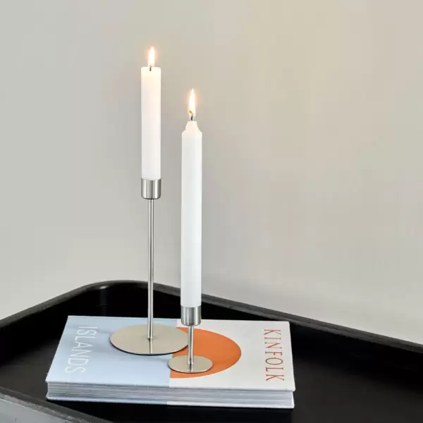 House Doctor - Lysestage Anit H:7, Sølvfinish