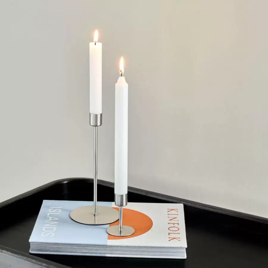 House Doctor - Lysestage Anit H:7, Sølvfinish