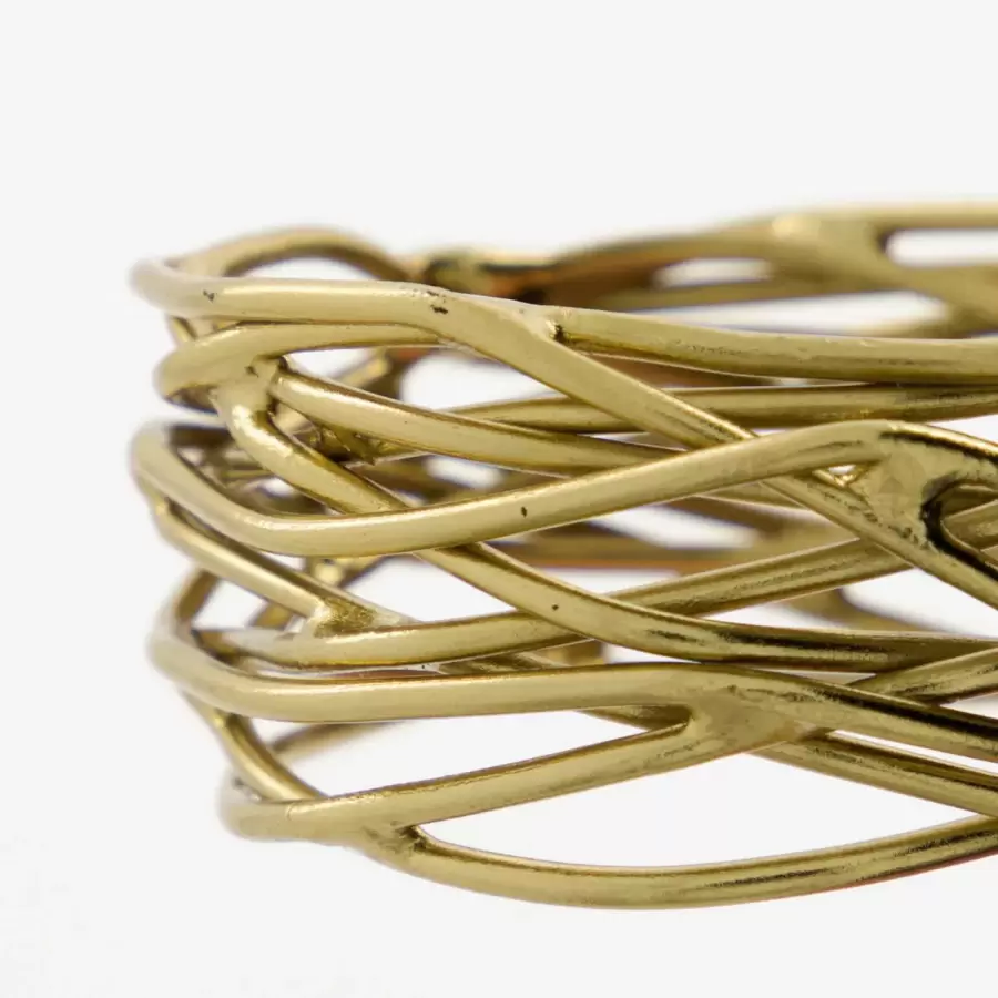 House Doctor - 4 Servietringe, Gylden