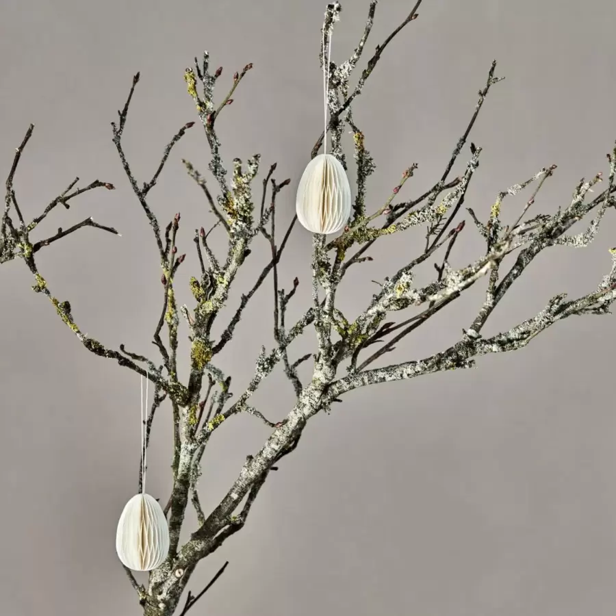 House Doctor - 6 Påskeæg, Off White