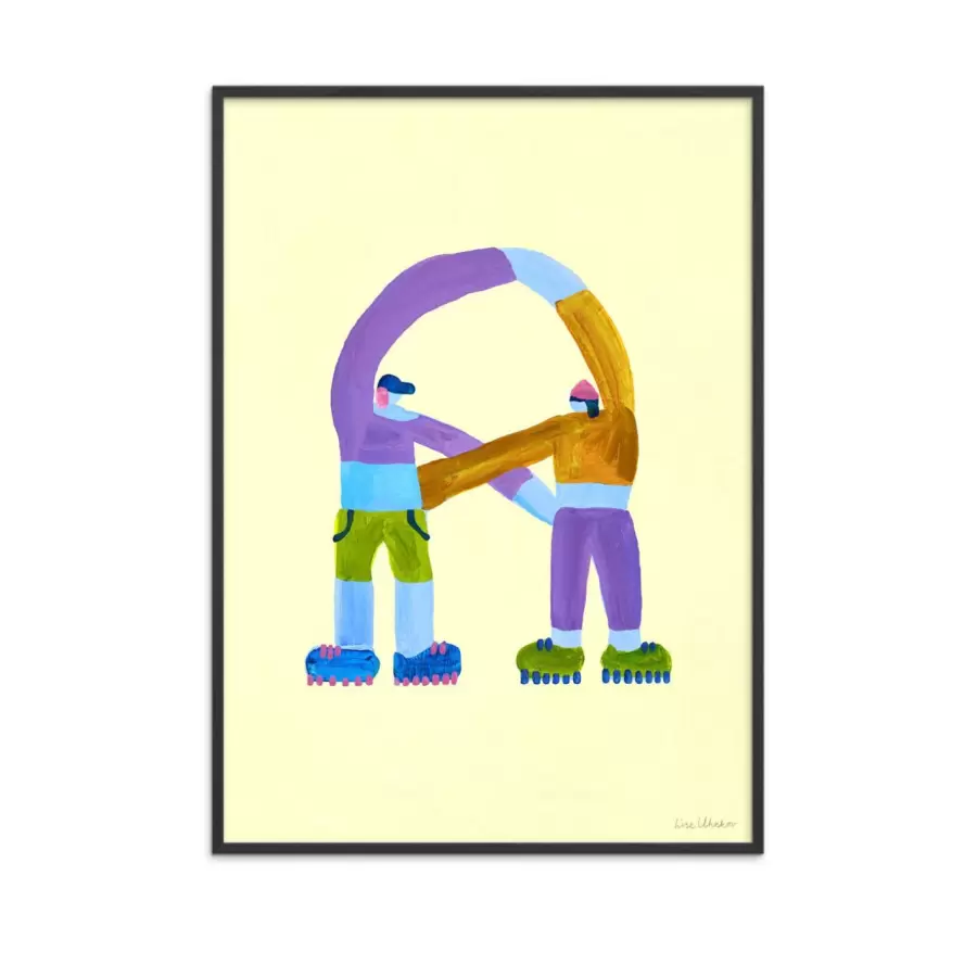 The Poster Club - Crossroads inkl. ramme, 30*40