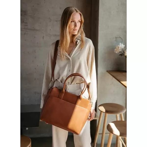 Birkmond - Ravenna skuldertaske, Cognac