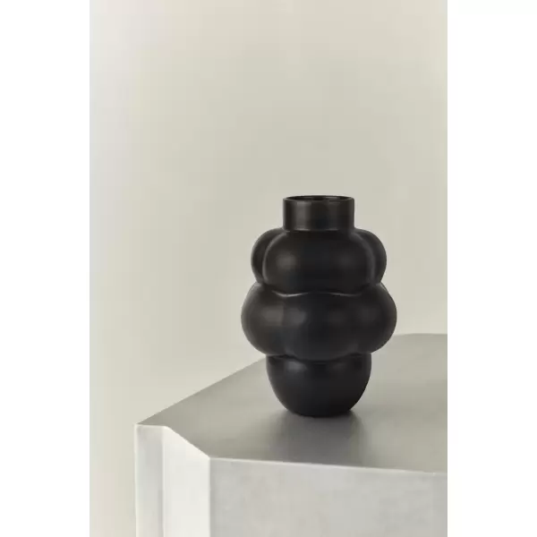 Louise Roe - Ceramic Balloon Vase 04 Ink Black