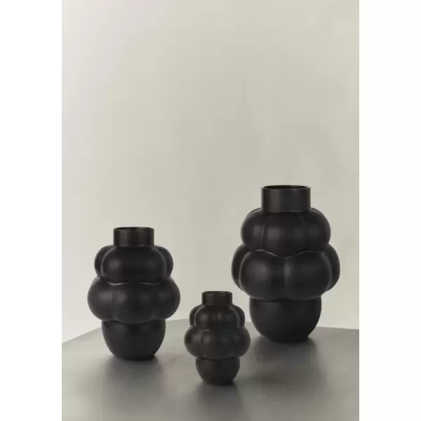 Louise Roe - Ceramic Balloon Vase 04 Ink Black