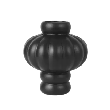 Louise Roe - Ceramic Balloon Vase #08, Ink Black Louise Roe - Ceramic Balloon Vase #08, Ink Black