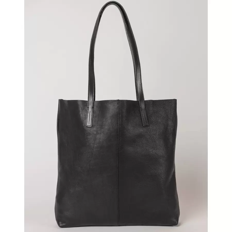 O My Bag - Georgia Black Soft Grain Leather, Black