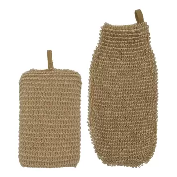 meraki - Eksfolierende svamp og -handske, Jute