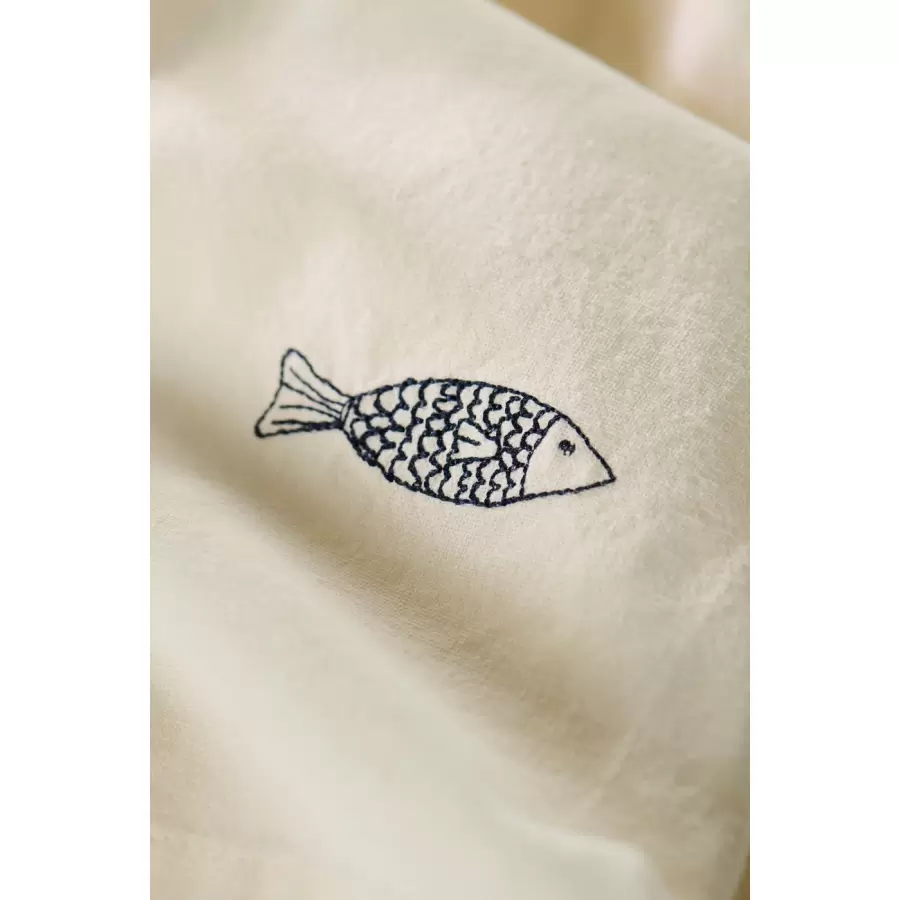 Ib Laursen - Stofserviet Atlantis, Blå fisk