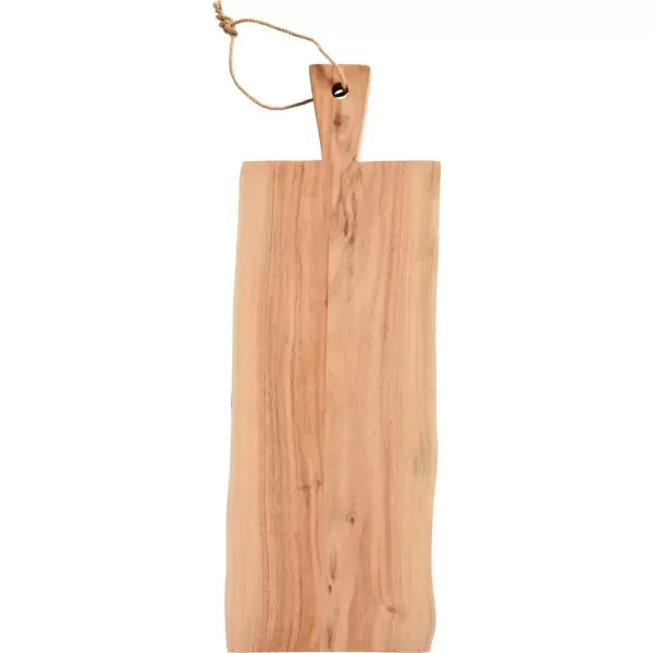 Ib Laursen -  Skærebræt Akacietræ m/jutereb, Unika 25*70