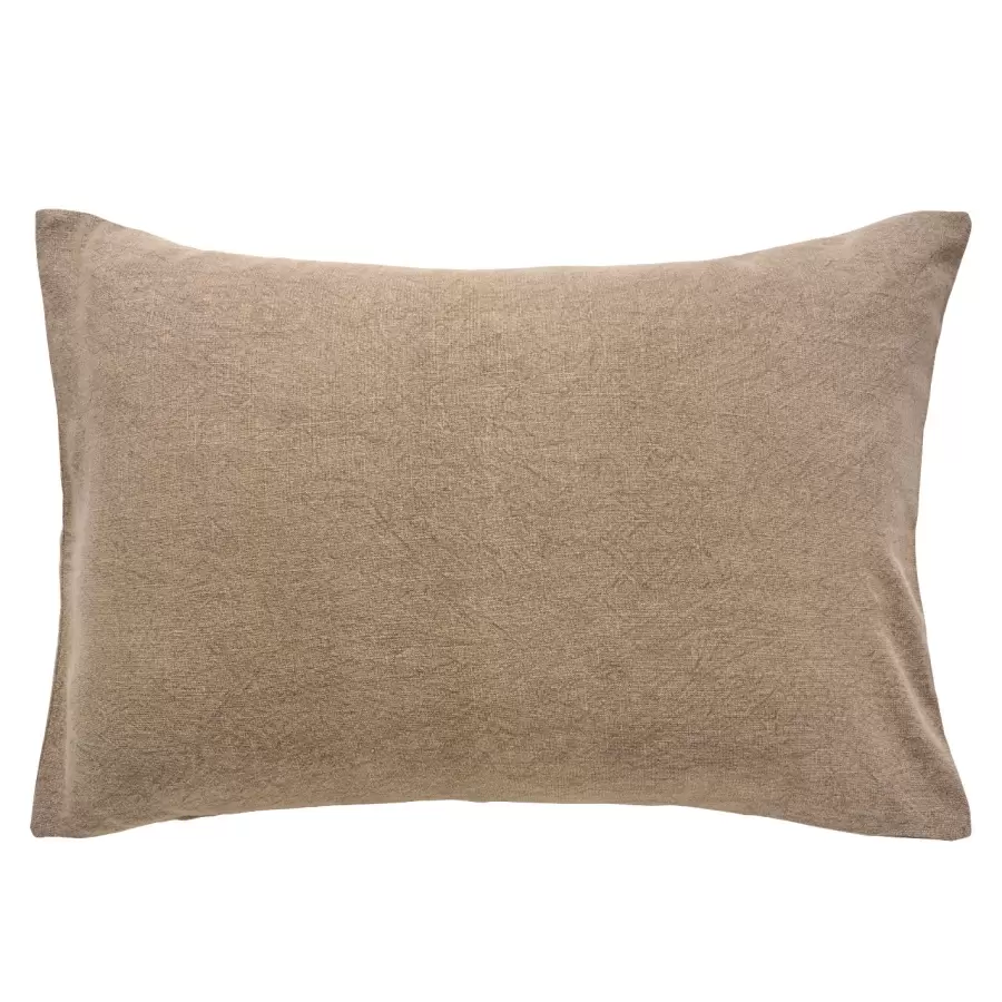 Ib Laursen -  Pudebetræk t/gavlpude, Brun kanvas 60*90