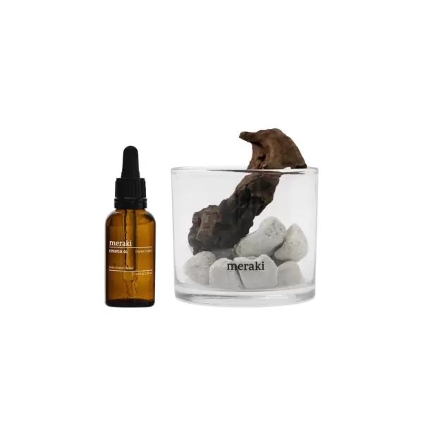 meraki - Diffuser Lavastone & Wood, Herbal Calm