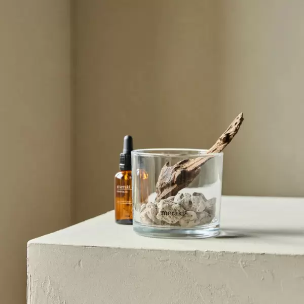 meraki - Diffuser, Lavastone & Wood,  Amber Dust, 30 ml.