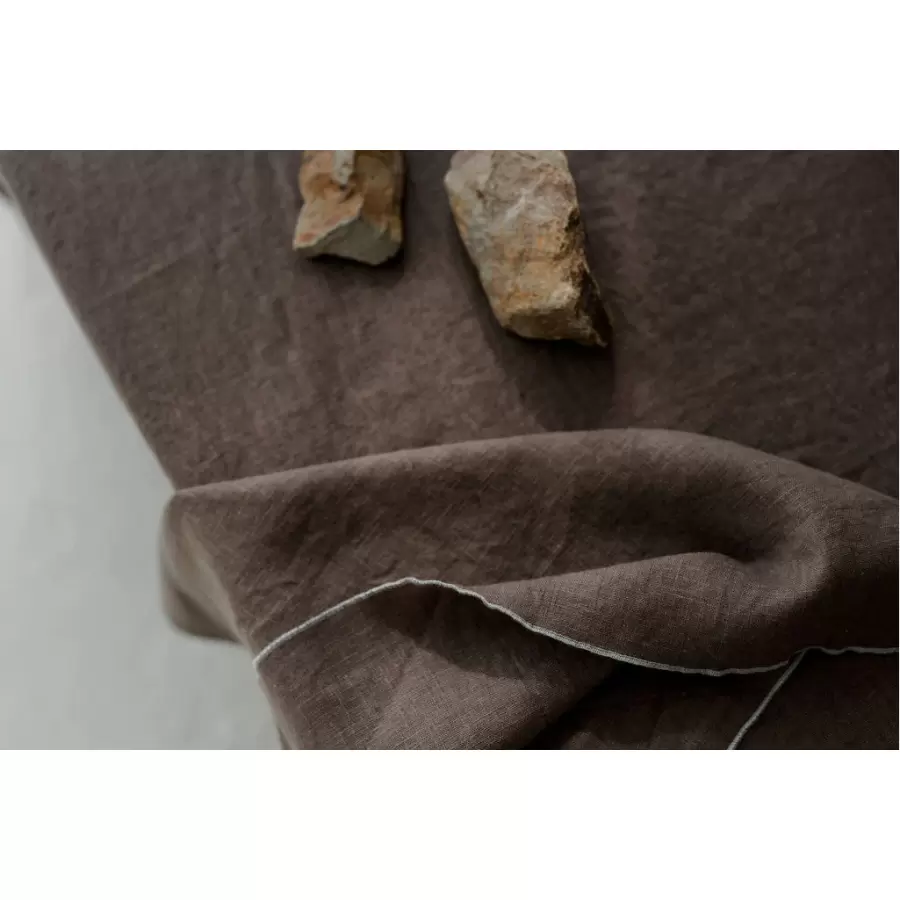 do.design - Hørdug, Stone Cacao  145*330