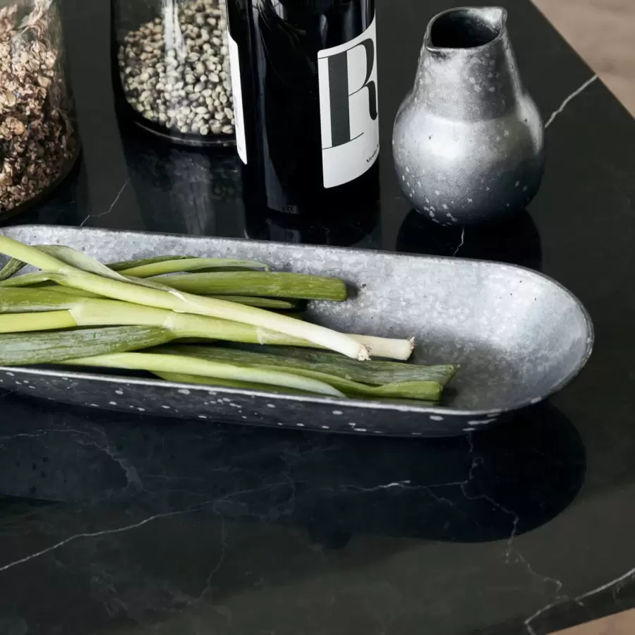 House Doctor - Serveringsskål Pion, Sort/Brun