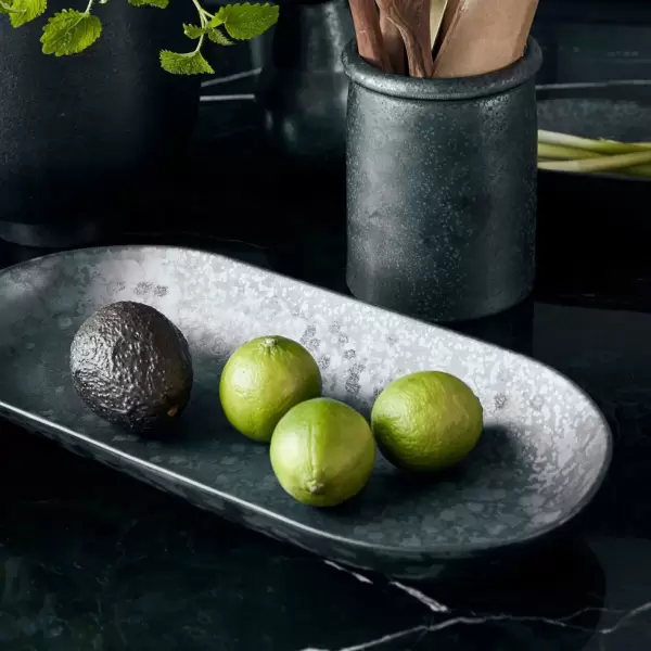 House Doctor - Servingsfad Pion, Sort/Brun