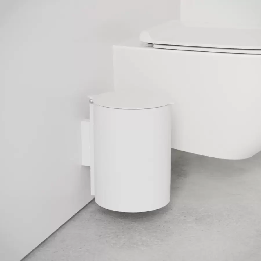 NICHBA - Toiletspand, Hvid 