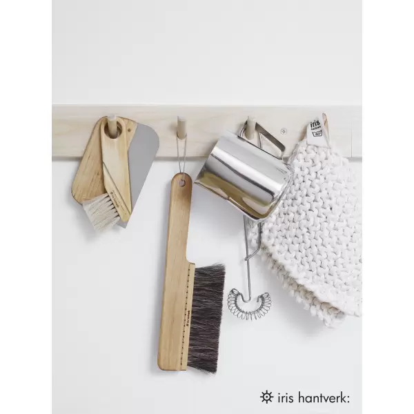 Iris Hantverk - Bagepensel Flad, Olieret Birk/Hestehår