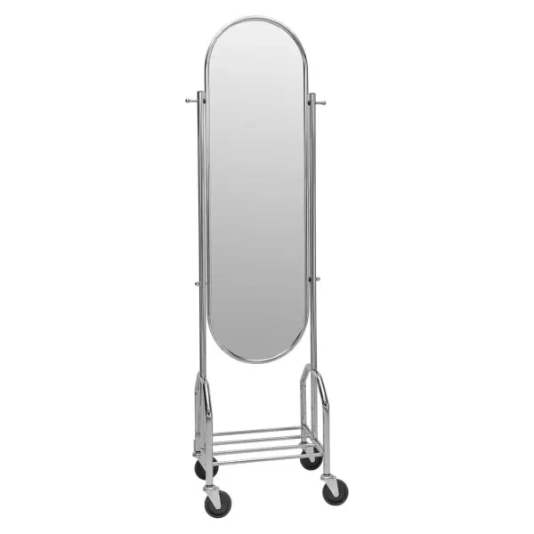 House Doctor - Gulvspejl Image, Sølvfinish H: 180 - Hent selv