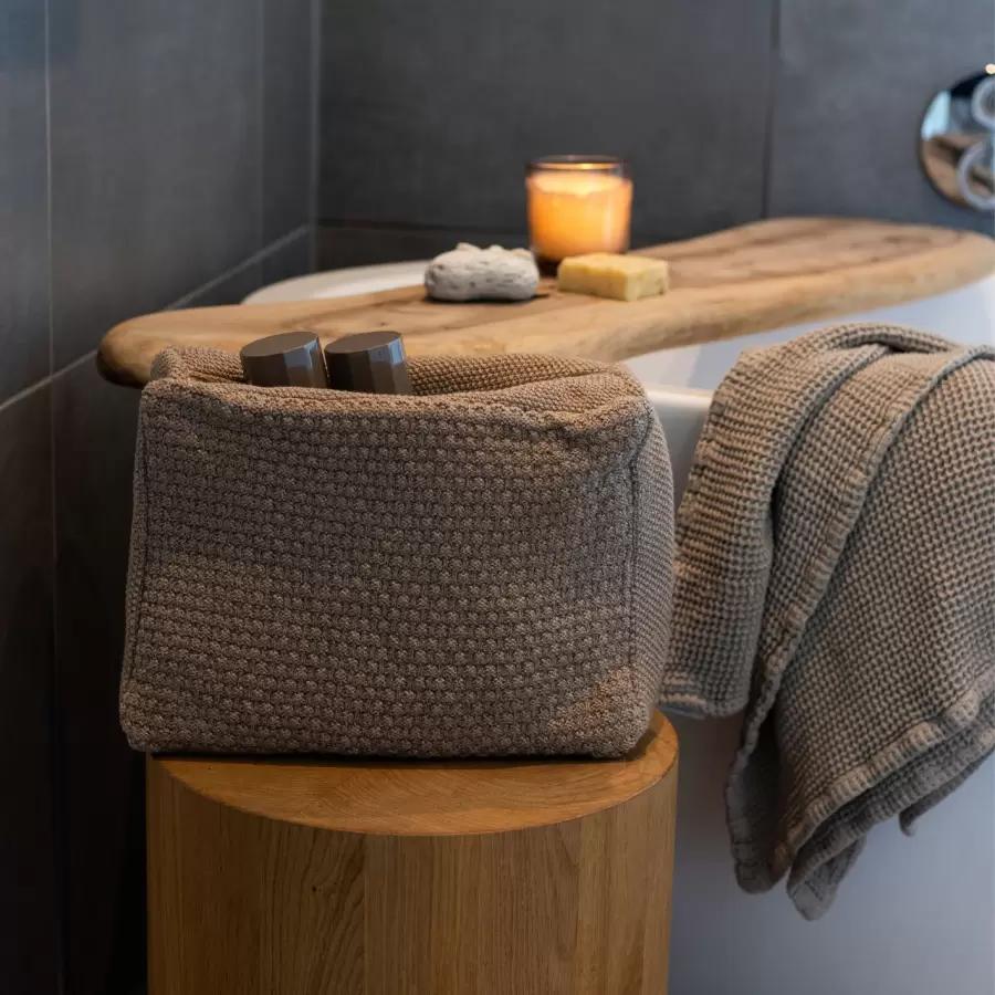 By LOHN - Strikket Toilettaske Petra, Tiger Melange