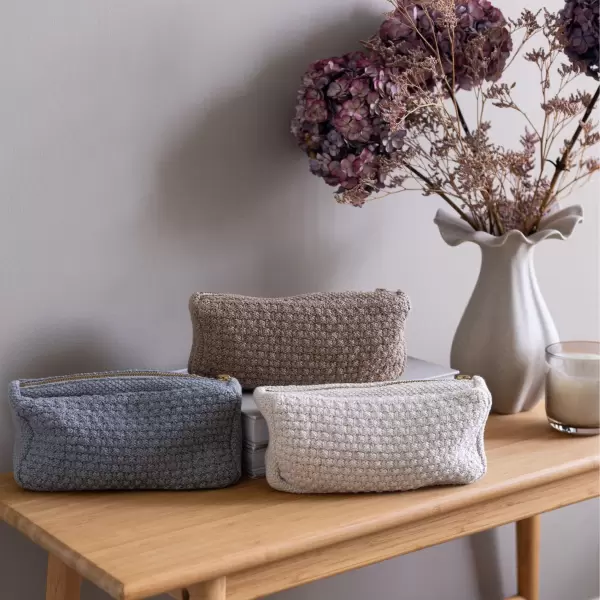 By LOHN - Strikket Clutch Petra, Tiger Melange