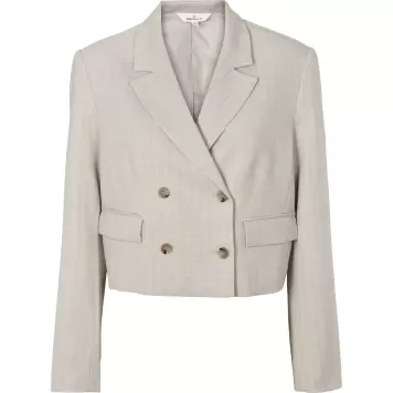 Basic Apparel - Radi Short Jacket, Chincilla Basic Apparel - Radi Short Jacket, Chincilla