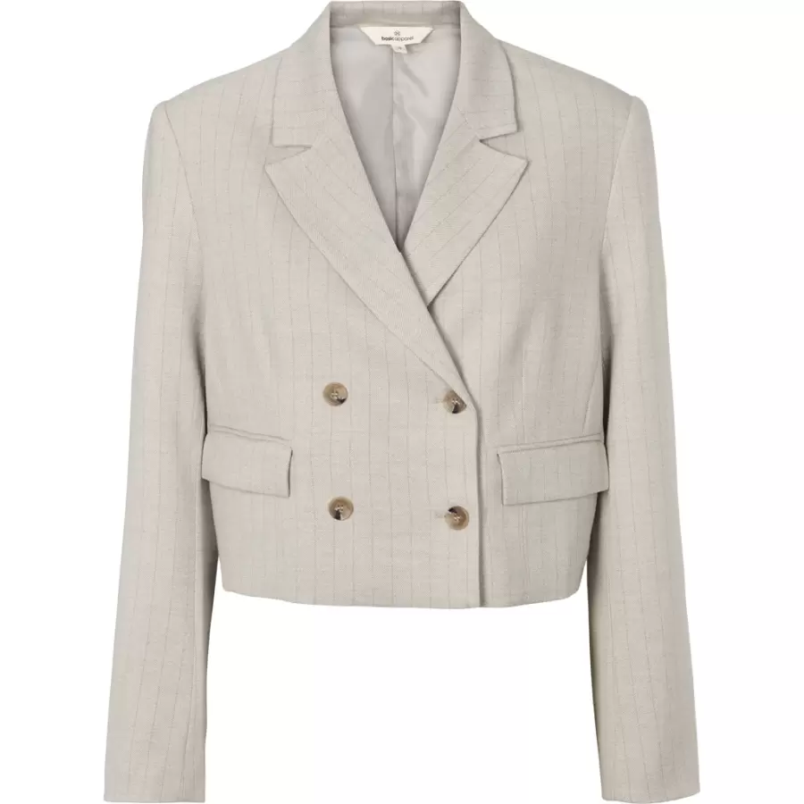 Basic Apparel - Radi Short Jacket, Chincilla