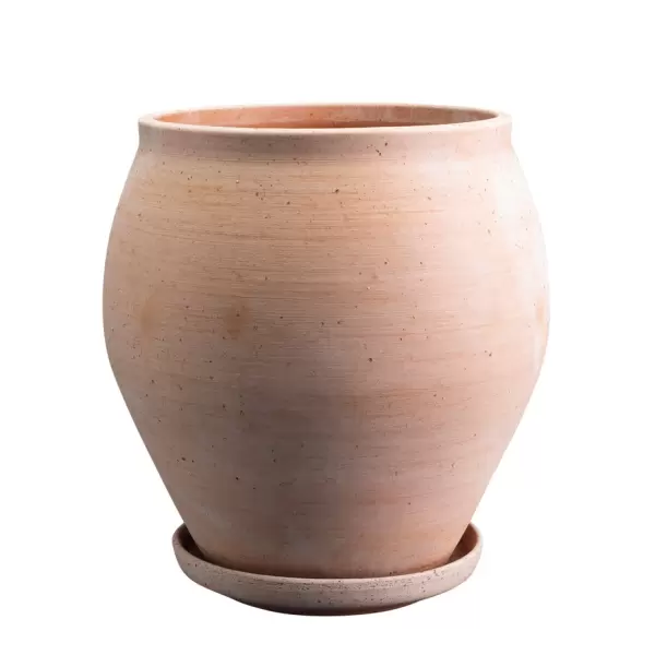 Bergs Potter - Ø:26 Delphi Uglaseret, Rosa - Hent selv