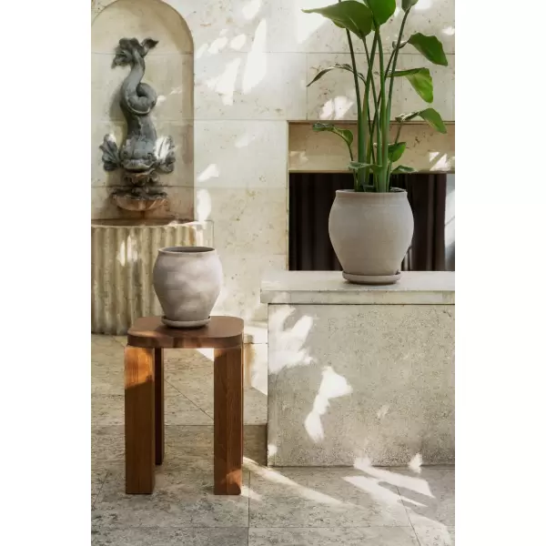 Bergs Potter - Ø:26 Krukke Delphi Uglaseret, Grå - Hent selv