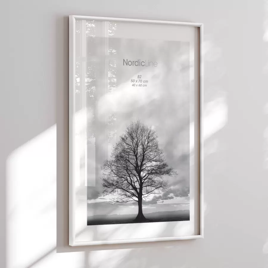 INCADO - Minimal hvid ramme 30*40