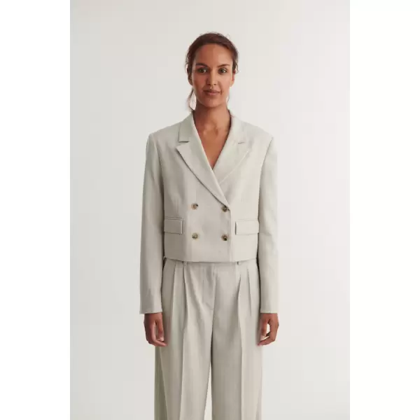 Basic Apparel - Radi Short Jacket, Chincilla