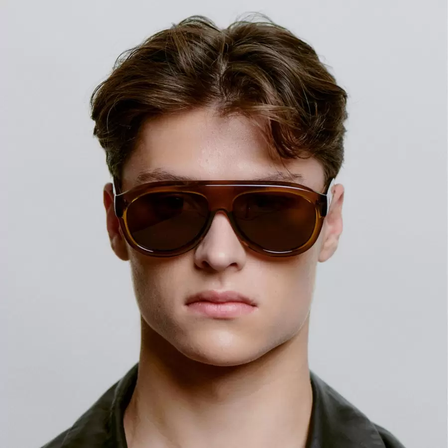 A.Kjærbede - Solbrille Rio, Smoke Transparent 