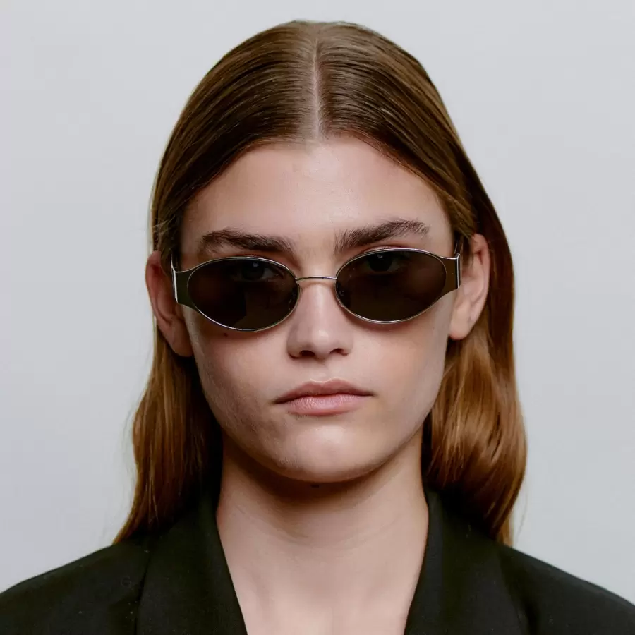 A.Kjærbede - Solbrille Bella, Silver Black